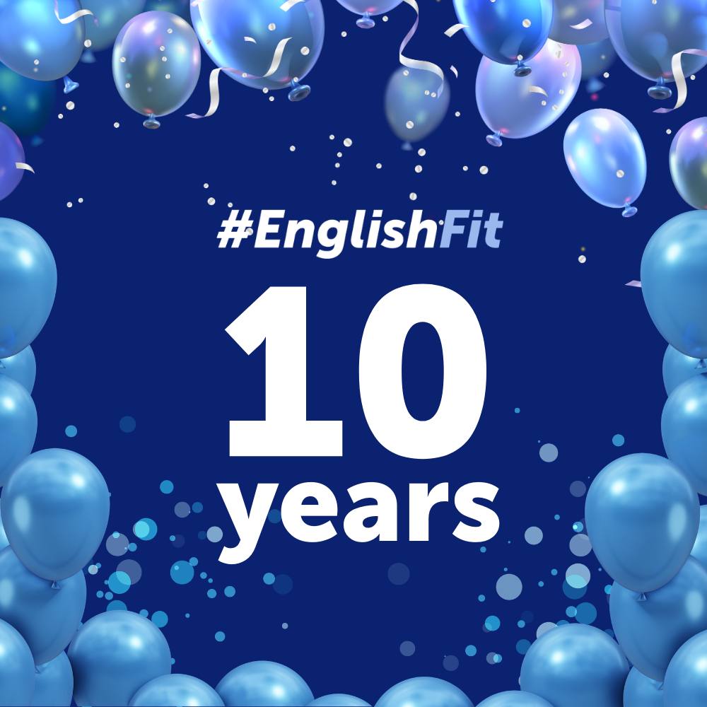 Клубу #EnglishFit 10 лет!